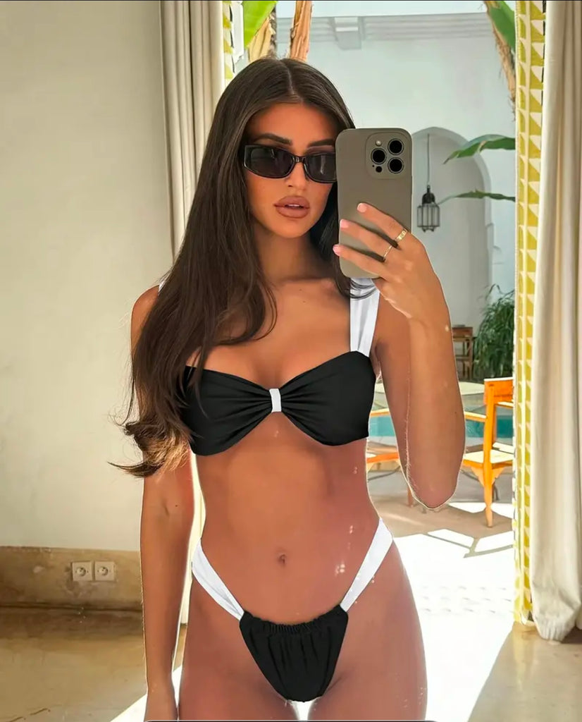 CIARA - Black & White Bikini - Venaostore.com